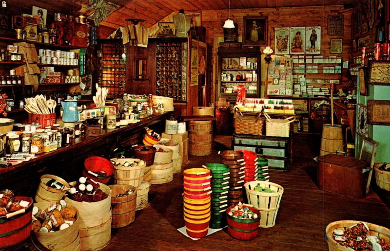 Frontier Town - Vintage Postcard (newer photo)